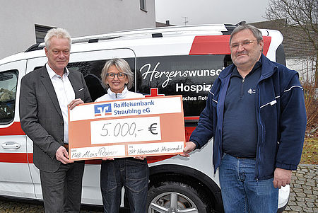Spendenübergabe Rainer