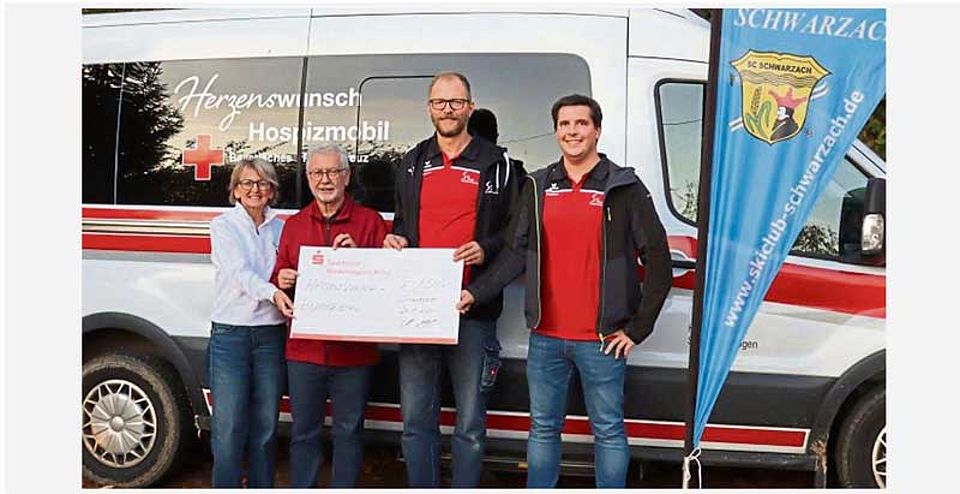 Spendenübergabe Skiclub Schwarzach